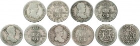 Lots and Collections
Spanish Monarchy
Lote 9 monedas 1/2 Real y Medalla Proclamación. 1808 a 1831. MADRID. AR. A EXAMINAR. AC-368, 369, 370, 371, 375,...