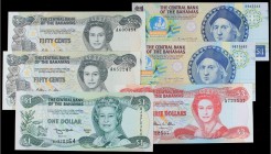 World Banknotes Lots and Collections
Lote 6 billetes 1/2 (2), 1 (3) y 3 Dólares. 1974 (1984), (1992) y 1996. BAHAMAS. Dos repetidos. A EXAMINAR. Pick-...