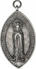 Spanish Medals
Medalla de la Congregación Mariana. 1931. Anv.: ADJUTOR ET PROTECTOR PACTUS EST MIHI. Tres santos dentro de orlas. Rev.: AVE GRATIA PLE...