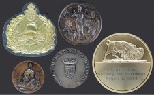 Spanish Medals
Lote 5 medallas. 1908 a 2008. AE, Br, latón. Recuerdo de la Primera Fiesta Escolar ´JUNTA PROVINCIAL DE INSTRUCCIÓN PÚBLICA DE BARCELON...