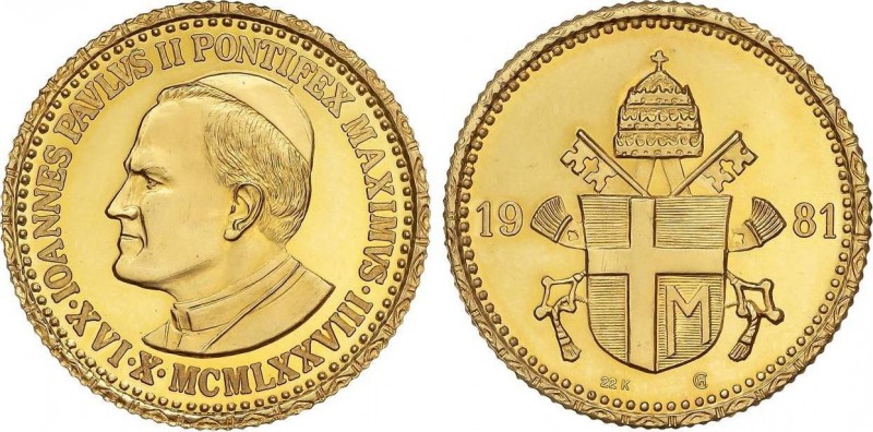 World Medals
Medalla. 1981. VATICANO. Anv.: JUAN PABLO II - XVI - X - MCMLXXVIII...