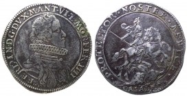 Zecche Italiane - Casale - Ferdinando Gonzaga Duca VI (1612-1626) Periodo Cardinalizio (1612-1615) Ducatone con San Giorgio a cavallo ed il busto a de...