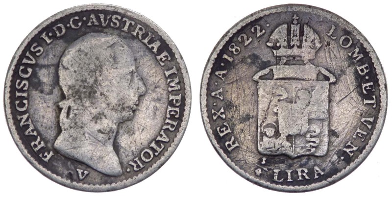 Lombardo Veneto - Venezia - Francesco I d'Asburgo Lorena (1815-1835) 1/4 di lira...