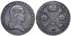 Milano - Ducato di Milano e Mantova - Francesco II d'Asburgo-Lorena (1792-1800) Crocione (Scudo delle corone) 1794 - Gig. 11 - Ag gr. 29,39
qSPL