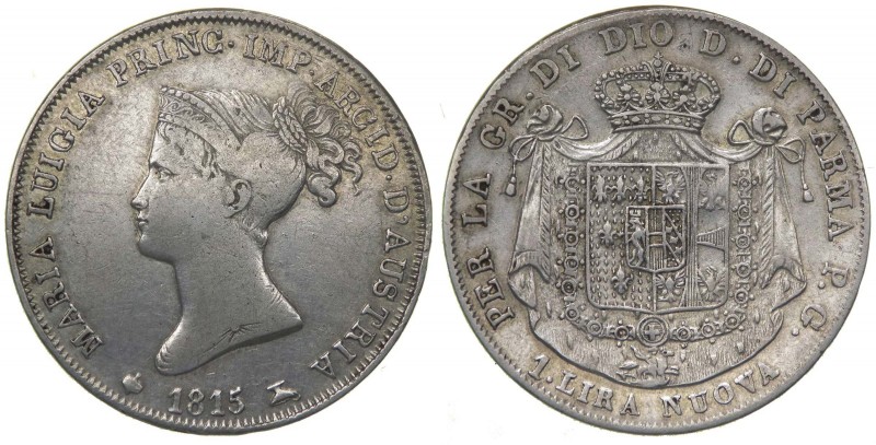 Parma - Maria Luigia d'Austria (1815-1847) 1 Lira nuova 1815 - zecca di Milano -...