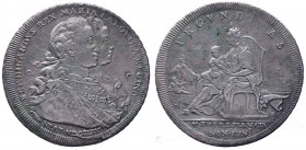 Regno di Napoli - Ferdinando IV di Borbone (1759-1816) Piastra da 120 Grana del III°Tipo 1772 con Fecunditas sul rovescio - Gig. 46 - R - Ag gr. 25
q...