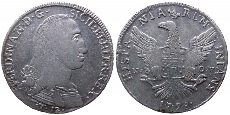 Regno di Sicilia - Palermo - Ferdinando III di Borbone (1759-1816) 12 Tarì del V...