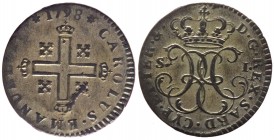 Carlo Emanuele IV (1796-1800) 1 Soldo 1798 - Gig.18 - Mi gr. 1,98
SPL+