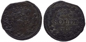 Corsica - Pasquale Paoli (1762-1768) 4 Soldi 1767 - Zecca di Corte - CNI 26 - R - Mi gr. 1,95
qSPL
