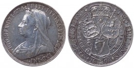 Gran Bretagna - Regina Vittoria (1838-1901) 1 Fiorino (2 Shillings) 1896 - KM 781 - Ag 
n.a.