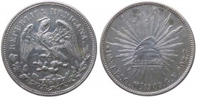 Messico - Stati Uniti Messicani (1905-1969) 1 Peso 1909 - KM 409.2 - Ag 
BB