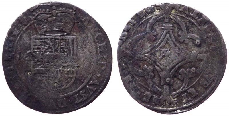 Colonie Olanda - Spagna - Vlaanderen - Alberto e Isabella (1599-1621) 1 Stuiver ...