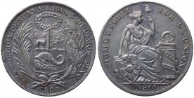 Perù - Repubblica del Perù (dal 1822) 1 Sol 1934 - KM 218.2 - Ag 
qSPL
