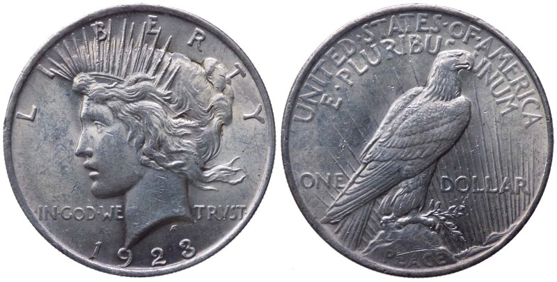 Stati Uniti d'America - Stati Uniti d'America (1859-1909) 1 Dollaro "Pace" 1923 ...