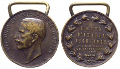 Vittorio Emanuele III (1900-1943) medaglia emessa il 19-01-1922 con decreto regio n°1129, conferita a tutti coloro i quali è stata concessa la medagli...