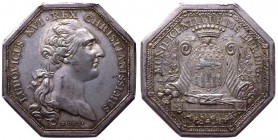 Francia - Luigi XVI (1774-1792) Gettone ottagonale coniato a partire dal 1780 per la citta di Bordeaux - Ag gr. 17,36
BB