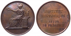 Francia - Gettone di presenza emesso nel XIX sec. per l'Istitut Historique - AE gr. 17,36
qFDC