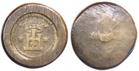 Italia - Genova - Periodo dei Dogi Biennali (1528-1797) II° fase (1541-1637) peso relativo allo scudo genovese - ottone gr. 38,46
BB+