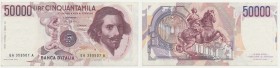 Repubblica Italiana - Biglietti di Banca - 50 Mila Lire "Gian Lorenzo Bernini" del 1°Tipo - Ciampi/Stevani 15-03-1984 - Gig.BI80AA 
n.a.
