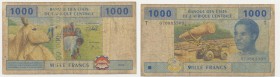 Africa Centrale - Camerun - 1000 Francs 2002 - Rif. KP 207U 
n.a.