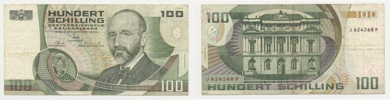 Austria - 100 Schilling 1984 "Eugen Bohm Bawerk" - Rif. KP 150 
n.a.