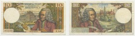 Francia - 10 Francs 1973 "Voltaire" - Rif. KP 147d 
n.a.
