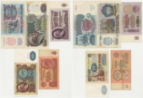 Russia - Lotto n.5 Banconote - Unione Sovietica (1922-1991) 10 Rubli 1961 "Lenin" - Rif. KP 240a - 25 Rubli 1961 "Lenin" - Rif KP 234b - 100 Rubli 199...