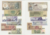 Turchia - Lotto n.6 Banconote - 5 Lira 1970 - Rif. KP 185 - 10 Lira 1970 - Rif. KP 192 - 100 Lira 1970 - Rif. KP 189 - 100 Lira 1970 - Rif. KP 189 - 1...
