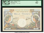 France Banque de France 1000 Francs 1940 Pick 96a PCGS Currency New 62. Tiny pinholes at right.

HID09801242017

© 2020 Heritage Auctions | All Rights...