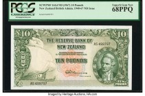 New Zealand Reserve Bank of New Zealand 10 Pounds ND (1960-67) Pick 161d PCGS Superb Gem New 68PPQ. 

HID09801242017

© 2020 Heritage Auctions | All R...