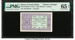 North Africa States of North Africa 5 Cents ND Pick UNL Printer's Design PMG Gem Uncirculated 65 EPQ. 

HID09801242017

© 2020 Heritage Auctions | All...