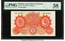 Pakistan Government of Pakistan 10 Rupees ND (1948) Pick 6 PMG Choice About Unc 58. 

HID09801242017

© 2020 Heritage Auctions | All Rights Reserved