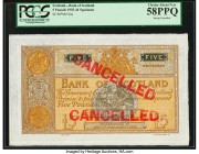 Scotland Bank of Scotland 5 Pounds 1935-38 Pick 92a PCGS Choice About New 58PPQ. Cancelled overprints.

HID09801242017

© 2020 Heritage Auctions | All...