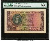 South Africa South African Reserve Bank 10 Pounds 5.3.1953 Pick 98 PMG Choice Uncirculated 63 EPQ. 

HID09801242017

© 2020 Heritage Auctions | All Ri...