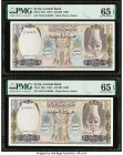 Syria Central Bank of Syria 500 Pounds 1982 / AH1402 Pick 105c Two Consecutive Examples PMG Gem Uncirculated 65 EPQ (2). 

HID09801242017

© 2020 Heri...