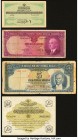 Turkey Group Lot of 4 Examples Very Good-About Uncirculated. Edge splits, holes and foreign substance present on the 5 Lira note.

HID09801242017

© 2...