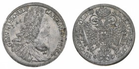 Europa
Austria e Sacro Romano Impero
Karl VI (1711-1740) - Tallero 1729 - Zecca: Hall - Diritto: busto corazzato di Carlo VI a destra - Rovescio: st...