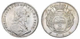 Europa
Austria e Sacro Romano Impero
Salzburg - Hieronymus Graf von Colloredo (1782-1803) - Tallero 1782 - Diritto: busto dell'arcivescovo a destra ...