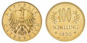 Europa
Austria e Sacro Romano Impero
Repubblica (dal 1918) - 100 Scellini 1930 - Zecca: Vienna - Di buona qualità (Friedb. n. 520)