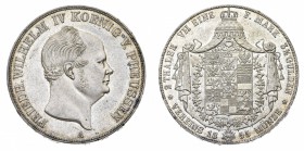Europa
Germania
Preussen - Friedrich Wilhelm IV (1840-1861) - Doppio Tallero 1855 - Zecca: Berlino - Diritto: effigie del Re a destra - Rovescio: st...