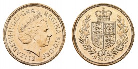 Europa
Gran Bretagna
Elizabeth II (1952-) - Half Sovereign e Sovereign 2002 - Zecca: Londra (Seaby n. 4431 e 4441)