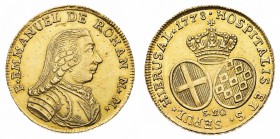 Europa
Malta
Emmanuel de Rohan (1775-1797) - 20 Scudi 1778 - Diritto: busto corazzato del Gran Maestro a destra - Rovescio: scudi dell'Ordine di San...
