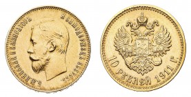 Europa
Russia
Nicola II (1894-1917) - 10 Rubli 1911 - Zecca: San Pietroburgo (Friedb. n. 179) (Sev. n. 593)