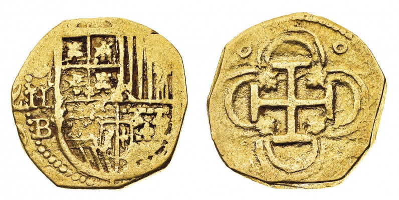 Europa
Spagna
Filippo II di Spagna (1556-1598) - 2 Escudos con data illeggibil...