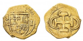 Europa
Spagna
Filippo II di Spagna (1556-1598) - Escudo s.d. con sigla B del ensayador - Zecca: Sevilla - Diritto: stemma coronato - Rovescio: croce...