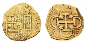 Europa
Spagna
Filippo III di Spagna (1548-1621) - 2 Escudos con sigla B del ensayador - Zecca: Sevilla - Diritto: stemma coronato - Rovescio: croce ...