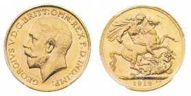 Oltremare
Australia
George V (1910-1936) - Sovereign 1912 PCGS MS63 - Zecca: Melbourne (Seaby n. 3999) (Friedb. n. 39)