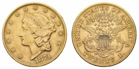 Oltremare
Stati Uniti d'America
20 Dollari "Coronet Head" 1874 - Zecca: Filadelfia (Friedb. n. 174)