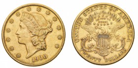 Oltremare
Stati Uniti d'America
20 Dollari "Coronet Head" 1900 - Zecca: San Francisco (Friedb. n. 178)