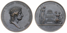 Medaglie
Medaglie Italiane
Regno delle Due Sicilie - Ferdinando I di Borbone (1816-1825) - Medaglia 1825 per la morte del Re - Diametro mm. 59 - gr....